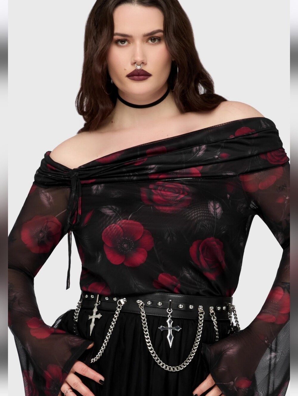 Killstar Fawnelle Off The Shoulder Top